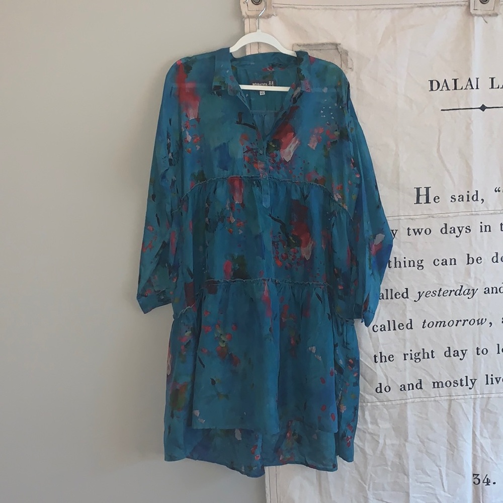 Johnny Was Watercolor Tunic